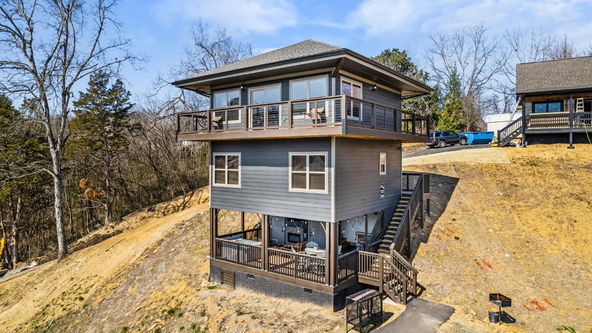 Smokies Treehouse Villa เซอเวียร์วีล ภายนอก รูปภาพ
